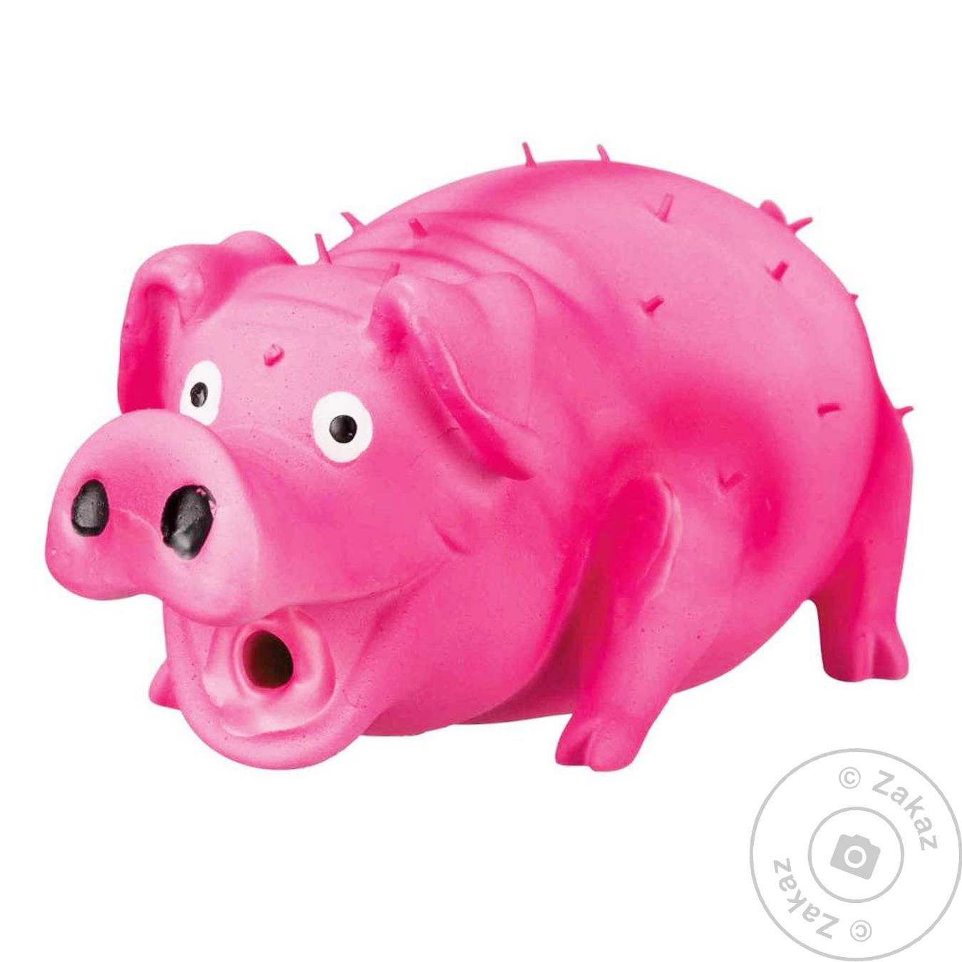 

Игрушка поросенок с щетиной латекса для животных 10см