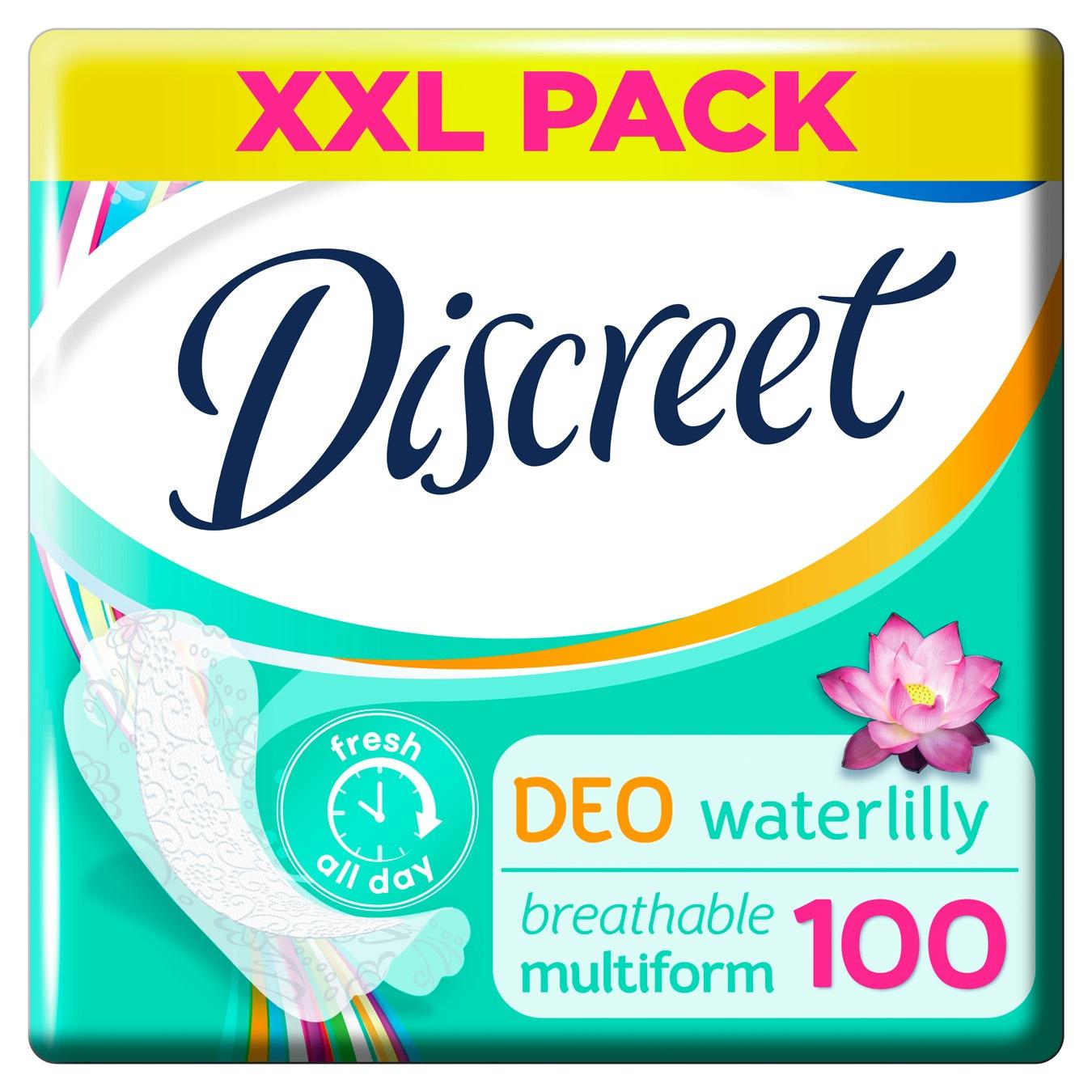 

Ежедневные прокладки Discreet Deo Water Lily 100шт