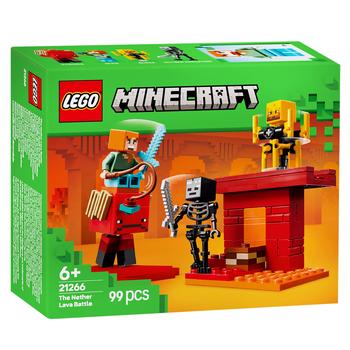 Конструктор Lego Minecraft Битва с лавой в Незере 21266 - купить, цены на METRO - фото 1