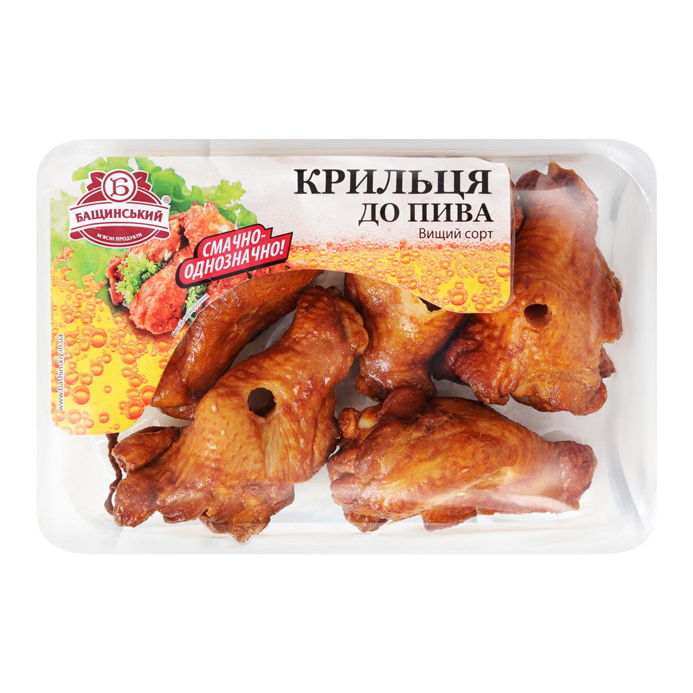 

Крыло куриное Бащинский К пиву варено-копченое