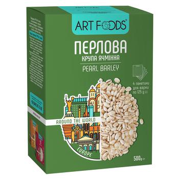 Art Foods Pearl Barley Groats 4x125g - buy, prices for Tavria V - photo 1