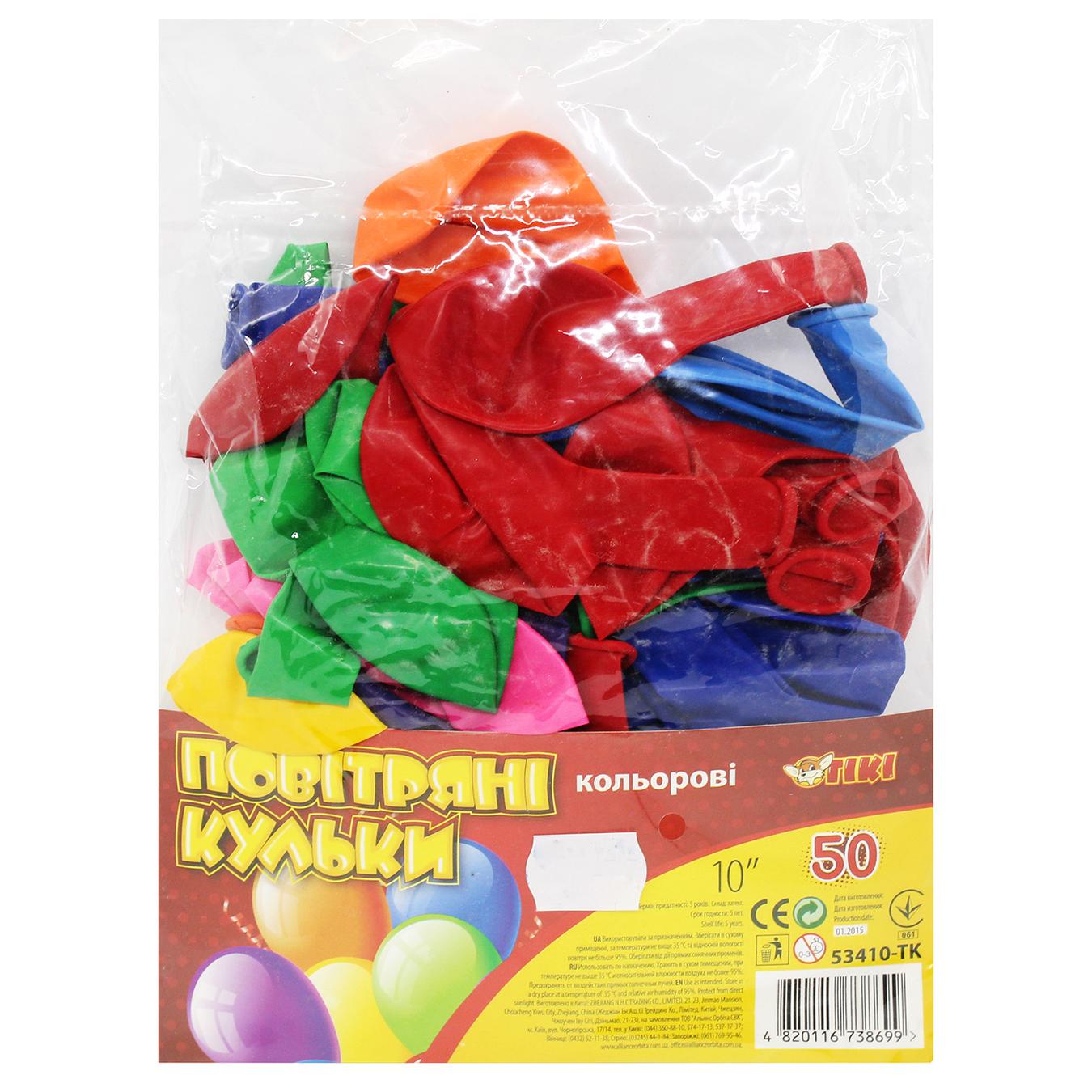 

Воздушные шарики Тікі 50шт