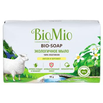 Мыло BioMio Литсея и бергамот туалетное 90г