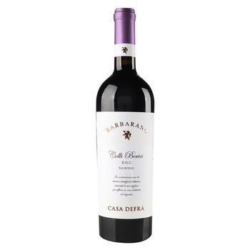 Вино Casa Defra Barbarano Colli Berici DOC червоне сухе 13,5% 0,75л - купити, ціни на NOVUS - фото 1
