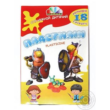 Plasticine Gamma 18colors 360g - buy, prices for MegaMarket - photo 2