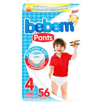 Bebem Panties Maxi 4 9-14kg 56pcs - buy, prices for - photo 1