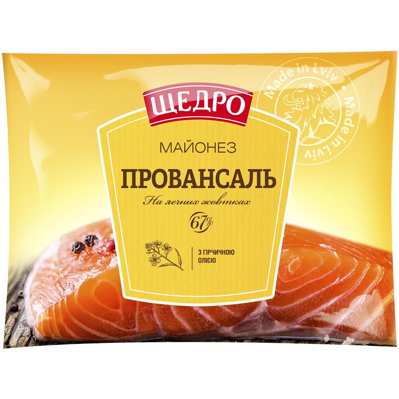 

Майонез Щедро Провансаль 67% 190г