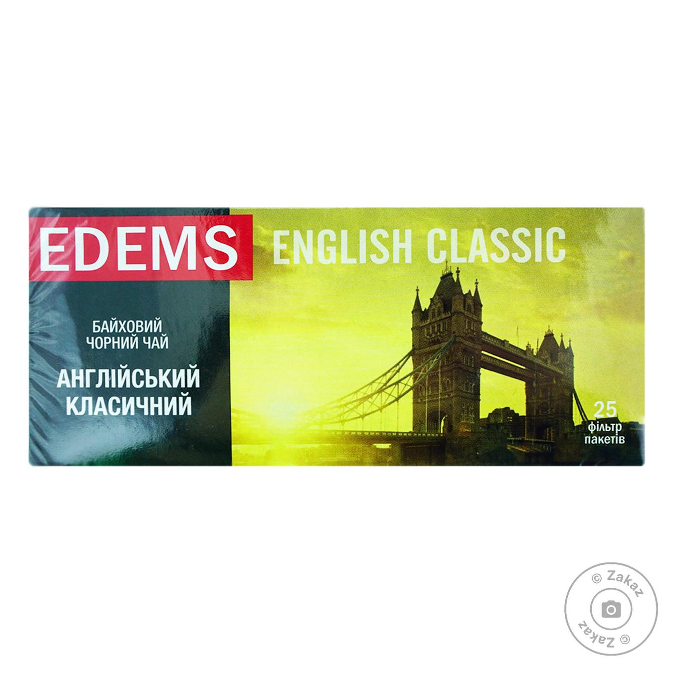 

Чай черный Edems Английский классический 25 пакетиков