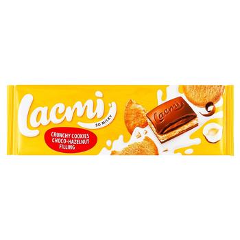 Roshen Lacmi Milk Chocolate with Chocolate-Nut Filling and Cookies 265g - buy, prices for Supermarket "Kharkiv" - photo 1