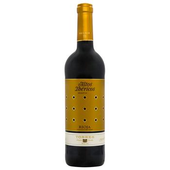 Вино Torres Altos Ibericos Reserva сухое красное 14,5% 0,75л