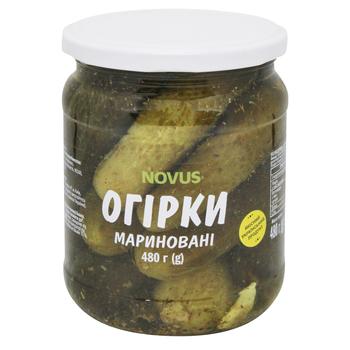 Novus Pickled Pasteurized Cucumbers 480g