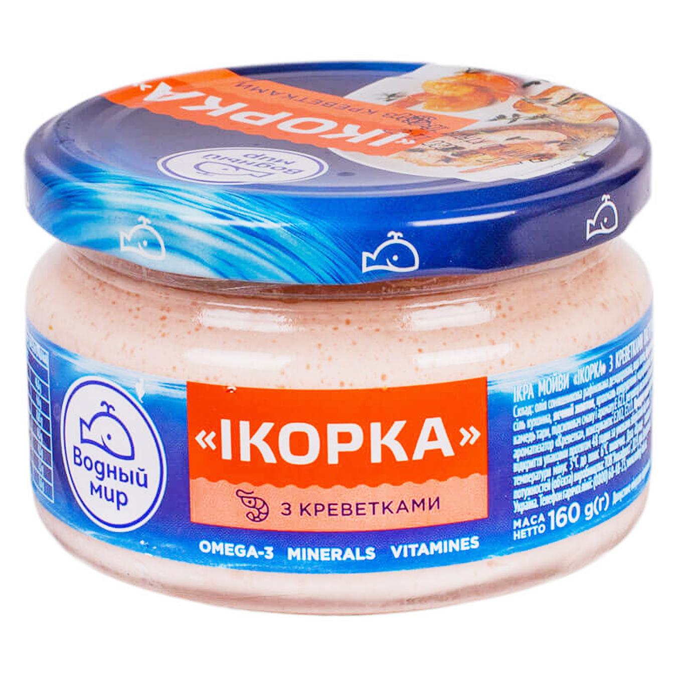 

Икра Мойвы Водный Мир с креветками 160г