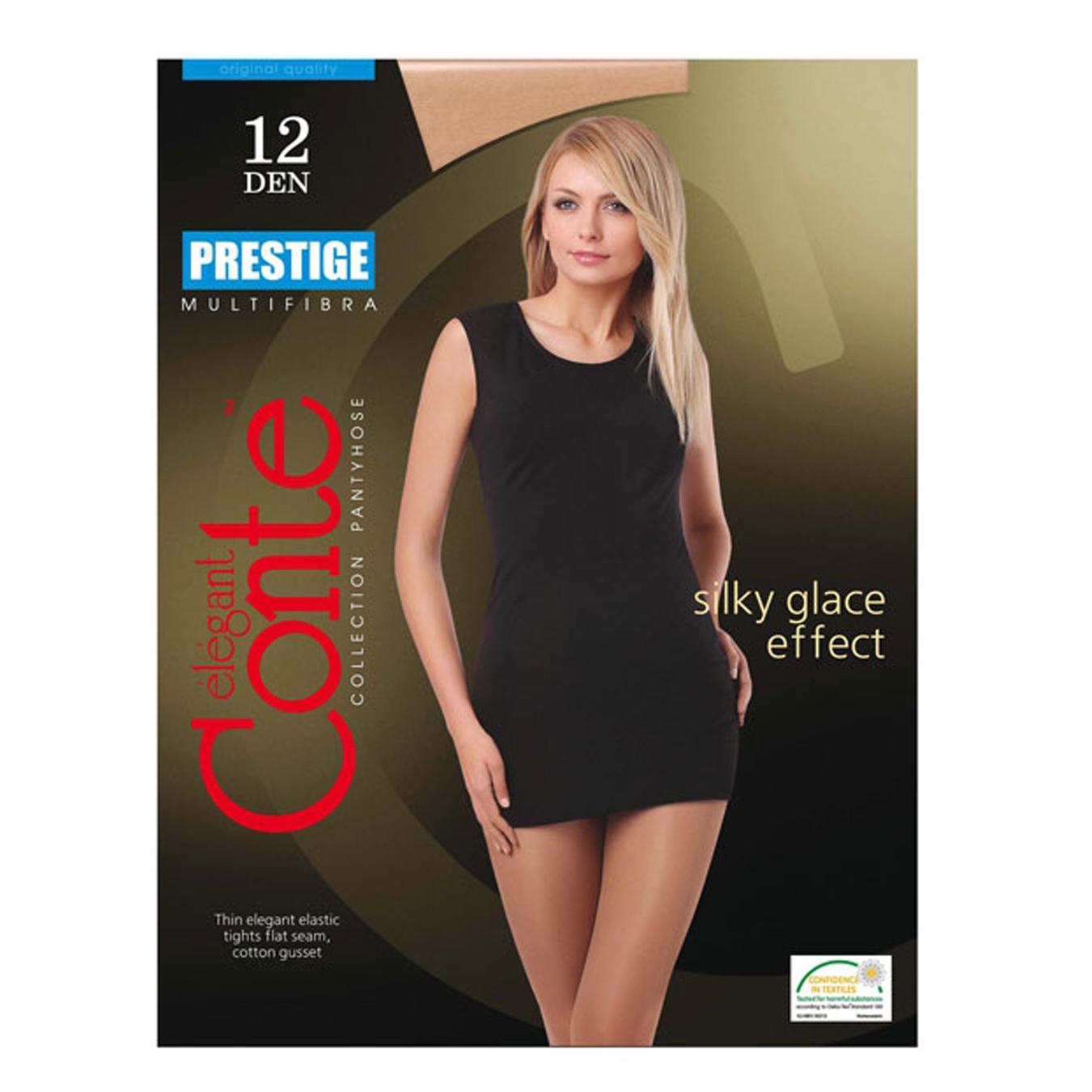 

Колготы женские Conte Prestige 12ден р.3 Bronz