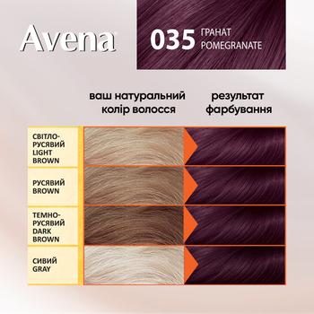 AVENA Gloss Color 035 Pomegranate Permanent Cream Hair Dye - buy, prices for Ideal - photo 3