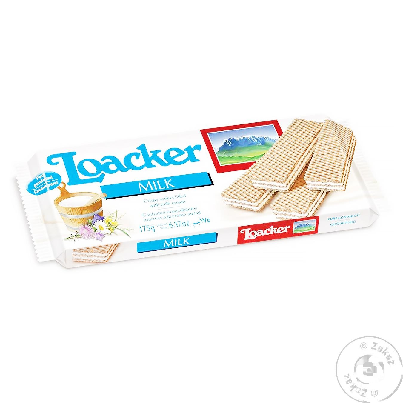 

Вафли Loacker молочные 175г