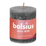 Свеча Bolsius рустик бурно-серый 80/68