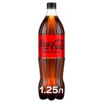 Напій газований Coca-Cola Zero Sugar 1,25л