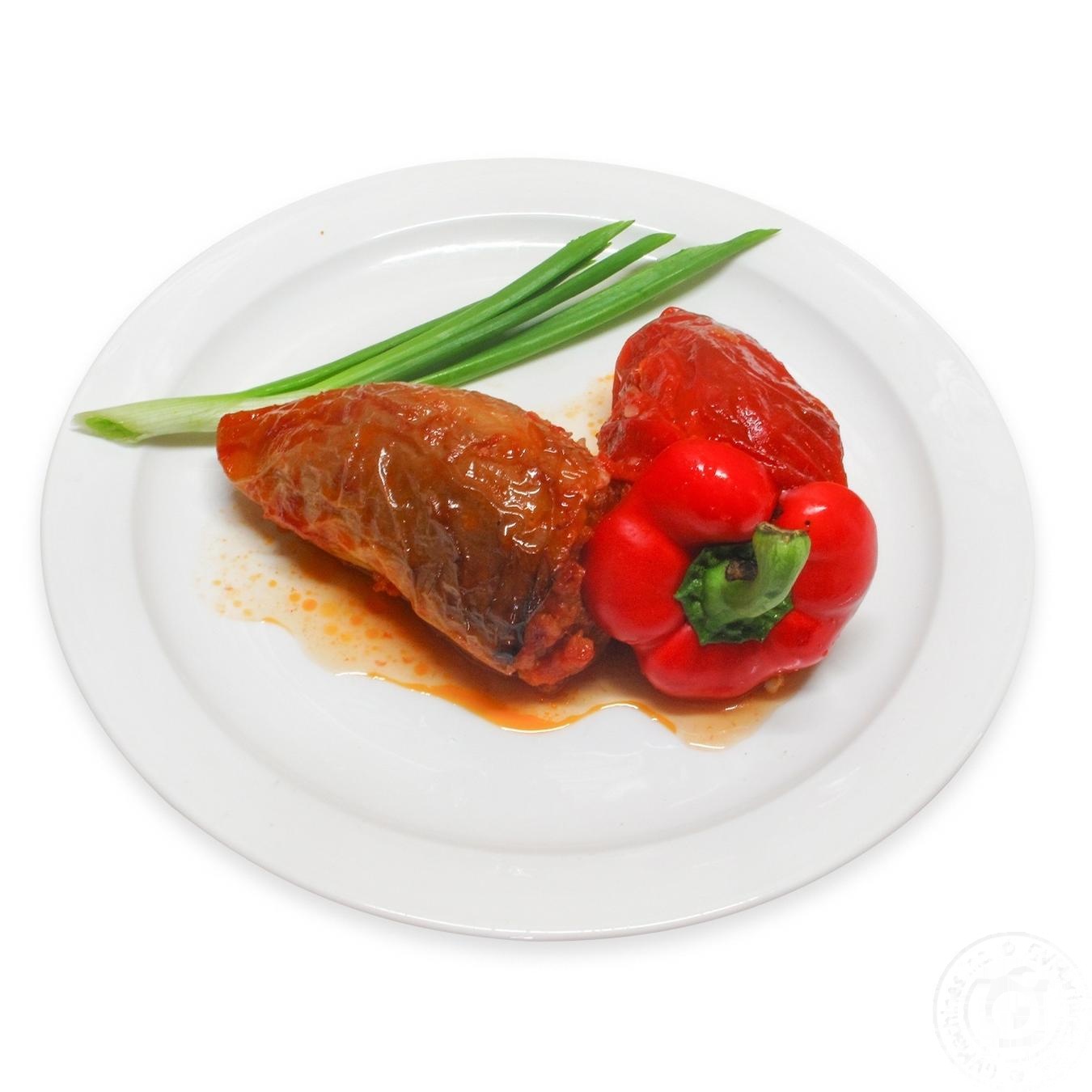 

Перец фаршированный мясом и рисом (зима)