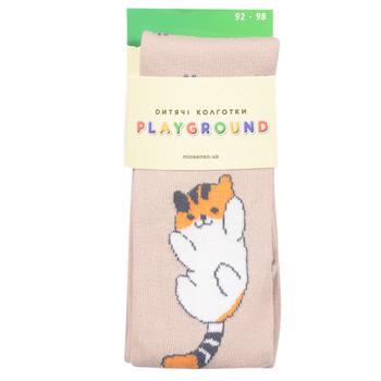 Playground Kitten Children's Tights s.92 Beige