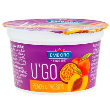 Йогурт Emborg U'go персик 100г - купить, цены на - фото 1