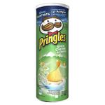 Potato chips Pringles with sour cream and onion taste 165g Belgium