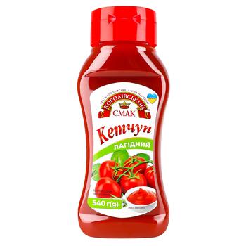 Korolivsky Smak Gentle Ketchup 540g - buy, prices for Auchan - photo 1