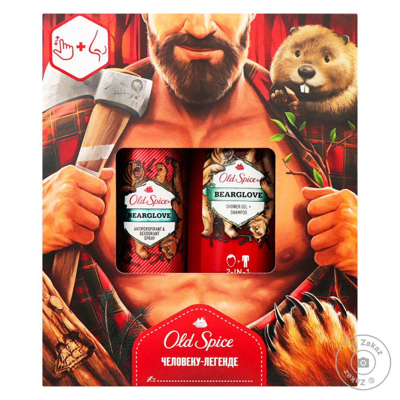 

Набор Old Spice Bearglove дез150+шамп-гель д/д250 шт