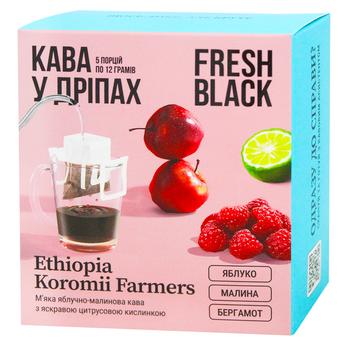 Дрип-кофе Fresh Black Ethiopia 12г*5шт