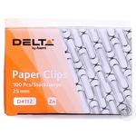 Скріпки оцинковані Delta 25 мм 100 шт. D4112