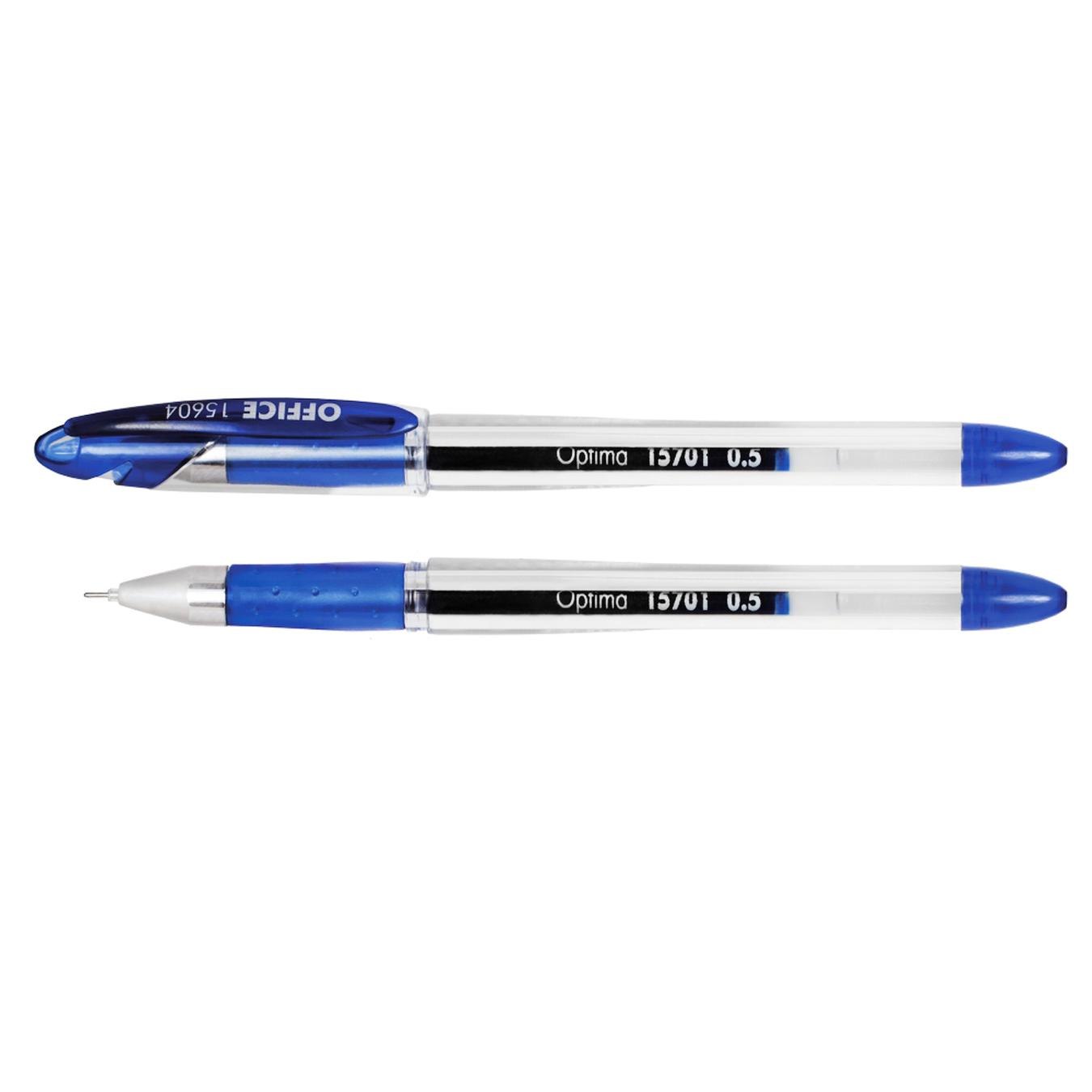 

Ручка гелевая Optima Office 15604-02 синяя