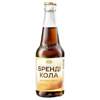 Obolon Brandy Сola Highly Carbonated Low-Alcohol Drink 8% 0.33l - buy, prices for COSMOS - photo 1