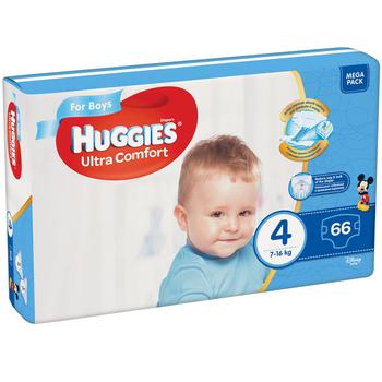 Huggies Ultra Comfort Boy 4 Baby Diapers - buy, prices for METRO - photo 1