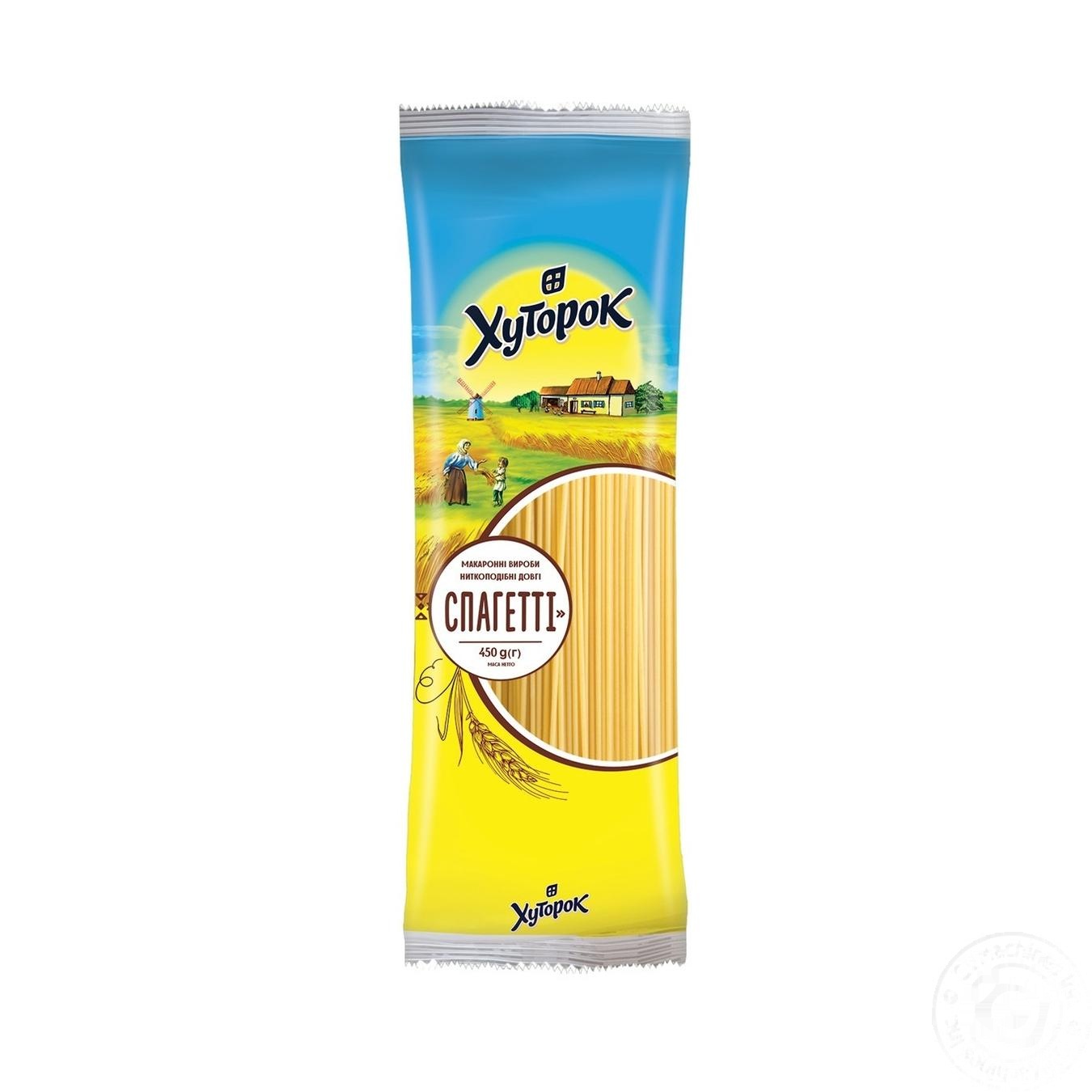 

Макароны Хуторок Спагетті 450г