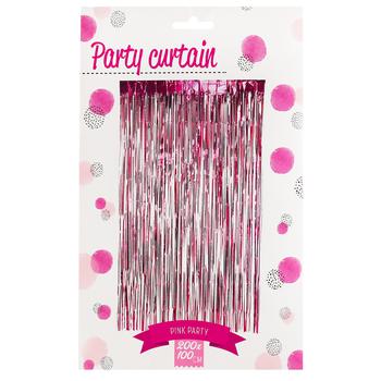 Koopman Decorative Curtain for Parties 200х100cm Pink - buy, prices for NOVUS - photo 1