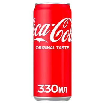 Напій газований Coca-Cola 0,33л х 12шт - купити, ціни на - фото 1