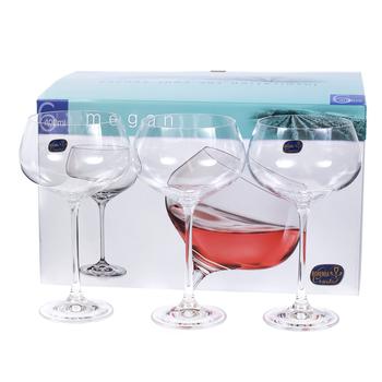 Bohemia Crystalex Megan Glass Set for Wine 0.4l 6pcs - buy, prices for Vostorg - photo 2