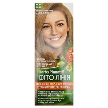 Краска для волос Фито Линия Herb's Planet 22 Миндальный блонд - купить, цены на Таврия В - фото 1