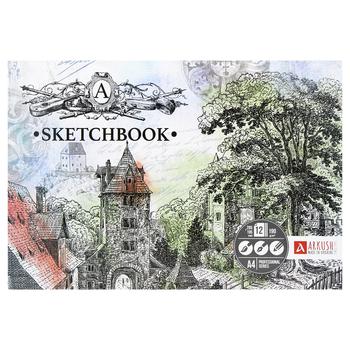 Arkush  Glued Sketchbook in Assortment A4 12 Sheets 28.5x19.5cm - buy, prices for ULTRAMARKET - photo 4