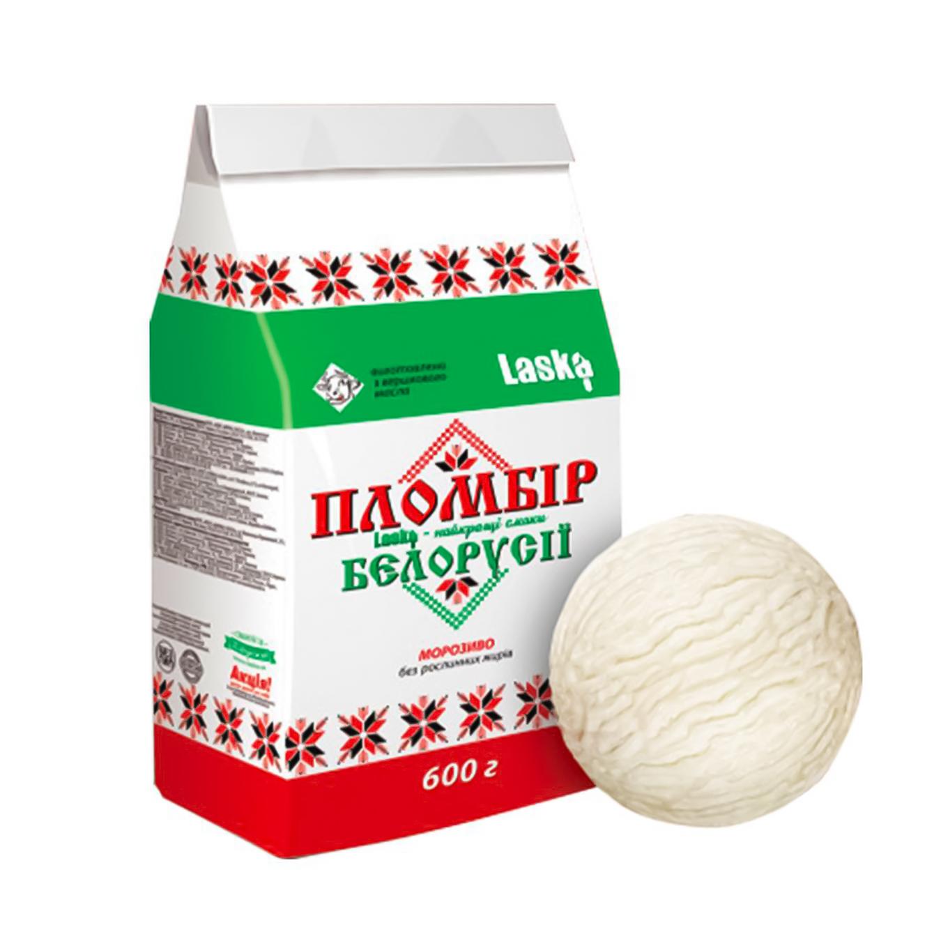 

Мороженое Laska пломбир белоруссии 600г
