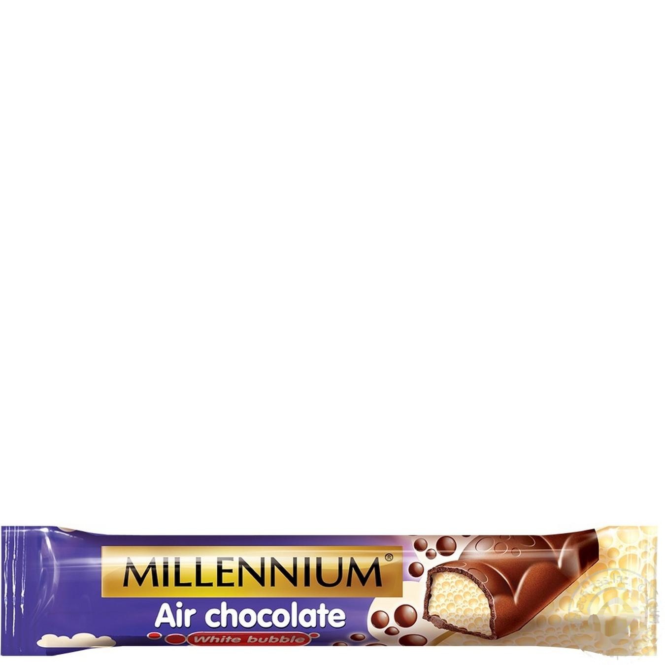

Шоколад Millennium молочный и белый пористый 22г