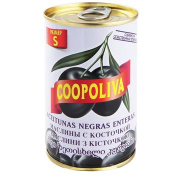 Маслини Coopoliva з кісточкою 314г - купити, ціни на Таврія В - фото 1