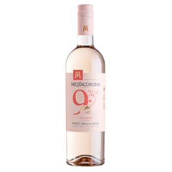 Вино Mezzacorona Vigneti delle Dolomiti Pinot Grigio IGT розовое полусладкое 9% 0,75л - купить, цены на Идеал - фото 1