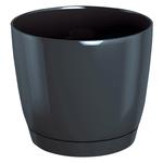 Горщик для квітів Prosperplast Coubi Round P графіт 24см