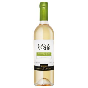 Casa Verde Sauvignon Blanc White Dry Wine 12% 0.75l