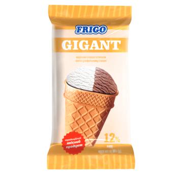 Frigo Gigant Chocolate with Vanilla Ice Cream in Waffle Glass 90g - buy, prices for Tavria V - photo 1