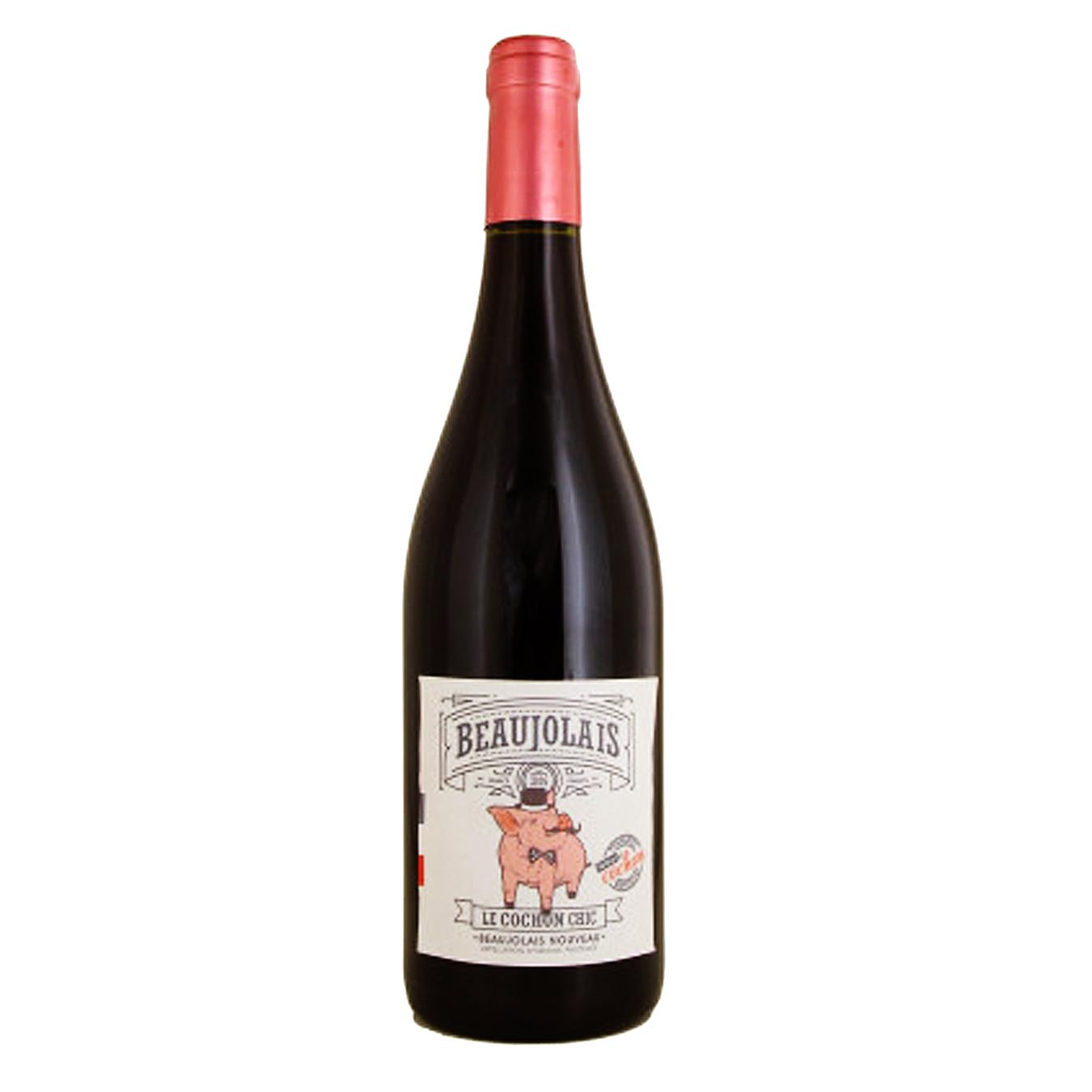 

Вино Aujoux Beaujolais Le Cochon Chic красное сухое 12.5% 0.75л