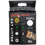 Наповнювач гігієнічний Happy Paws Tofu для котів соєвий 6л
