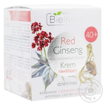 Крем увлажняющий Bielenda Red Ginseng дневной/ночной 40+ 50мл - купить, цены на МегаМаркет - фото 1