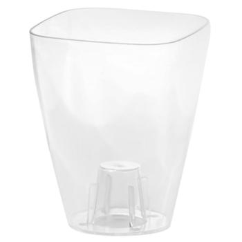 Prosperplast Coubi Duko Transparent Flower Pot 13cm - buy, prices for COSMOS - photo 1