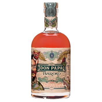 Don Papa Baroko Rum 40% 0.7l - buy, prices for COSMOS - photo 1